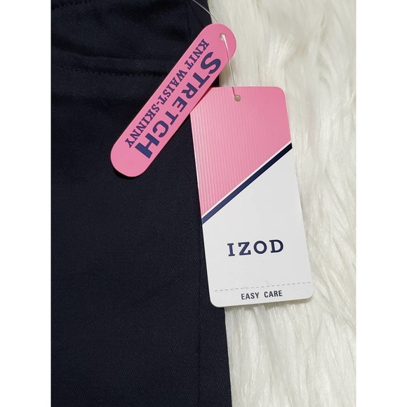 KIDS IZOD Stretch Knit Waist Skinny Pants - Picture 2 of 6